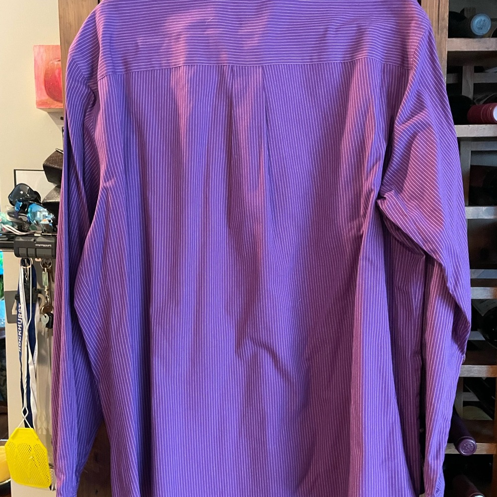 Van Heusen casual dress shirt XL purple - Picture 6 of 6